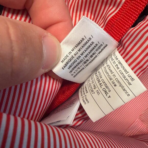 Herschel Pop Quiz Backpack, Green/White, Classic 22L - Picture 10 of 12